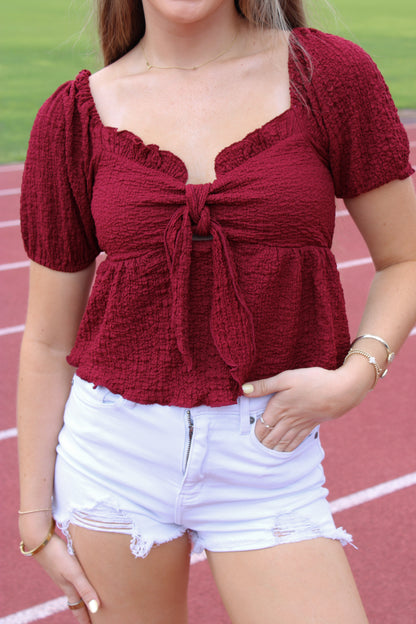 Kalista Front Tie Top