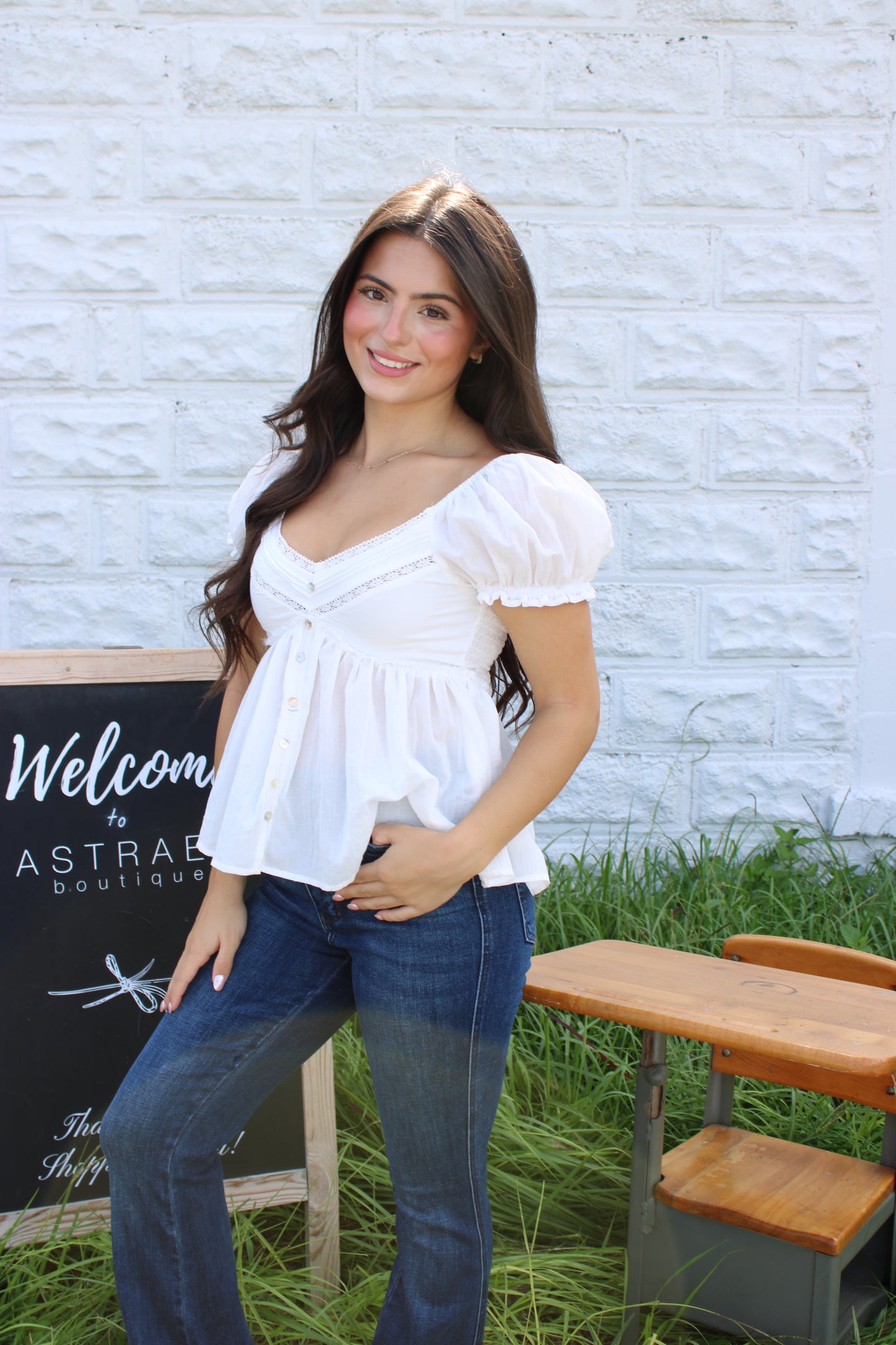 Jodi Button Down Top
