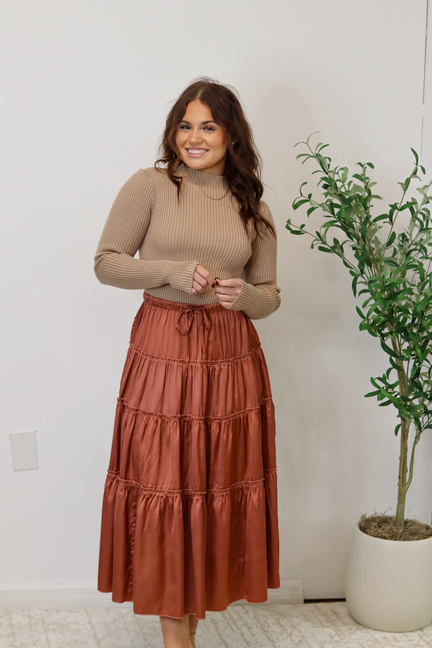 Perfect Glow Midi Skirt