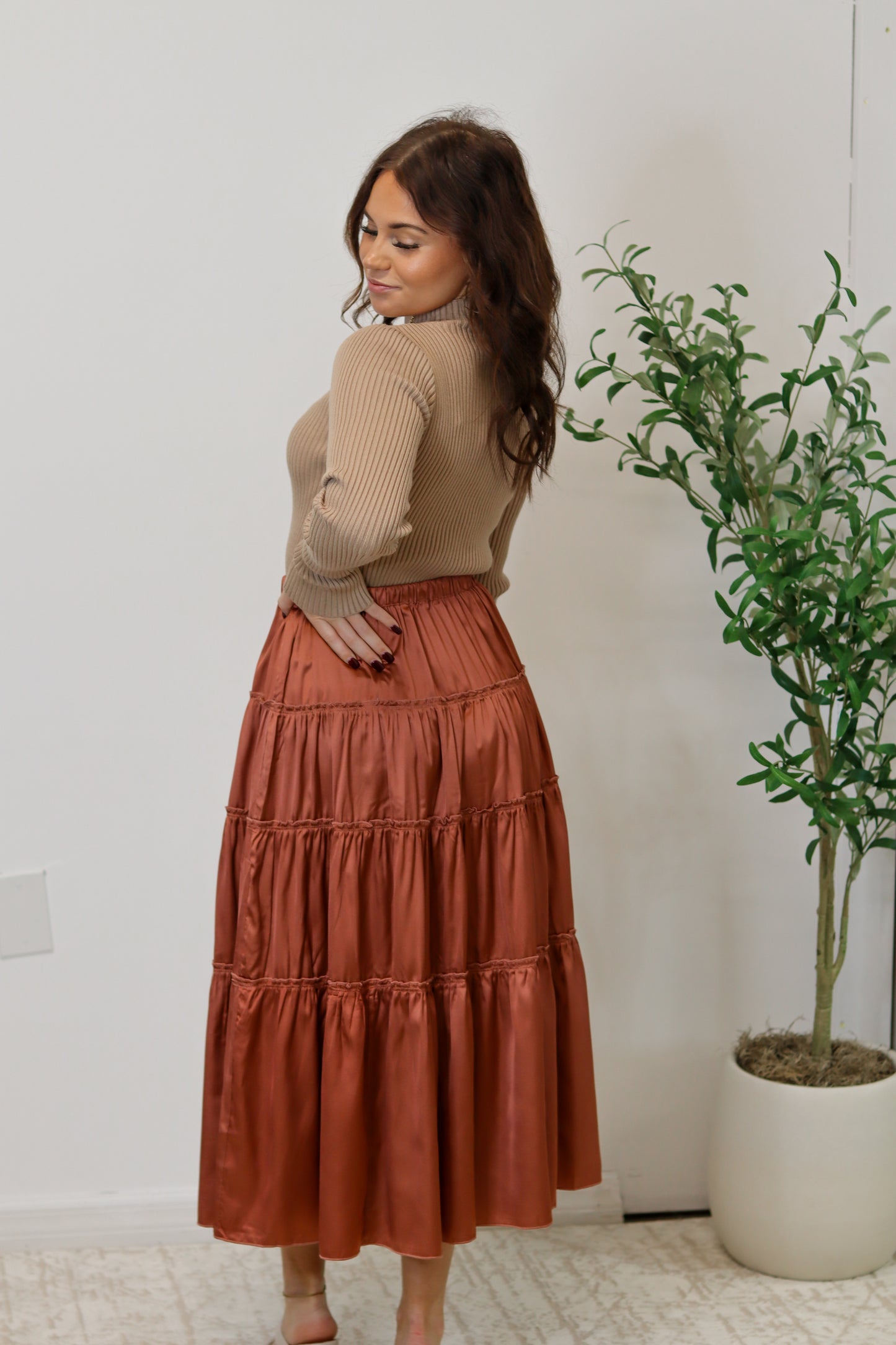 Perfect Glow Midi Skirt