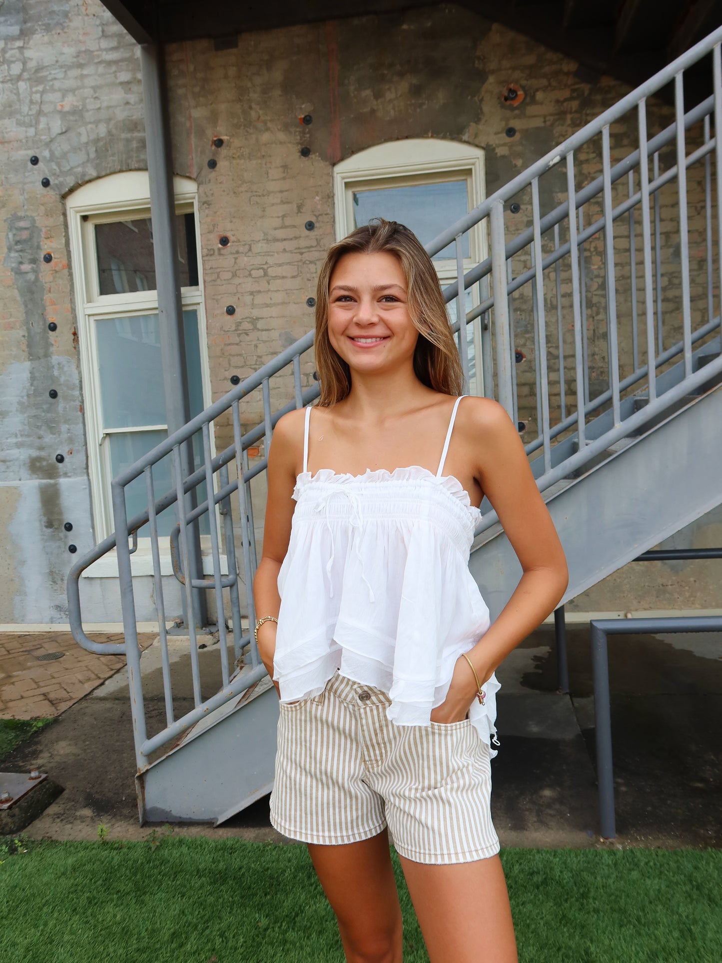 Zoie Handkerchief Cami Top