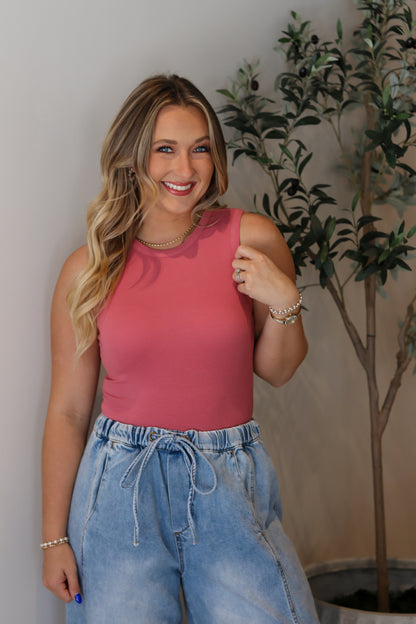 Luxe Bodysuit - Berry