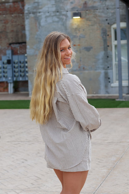 Ocean Views Button Down