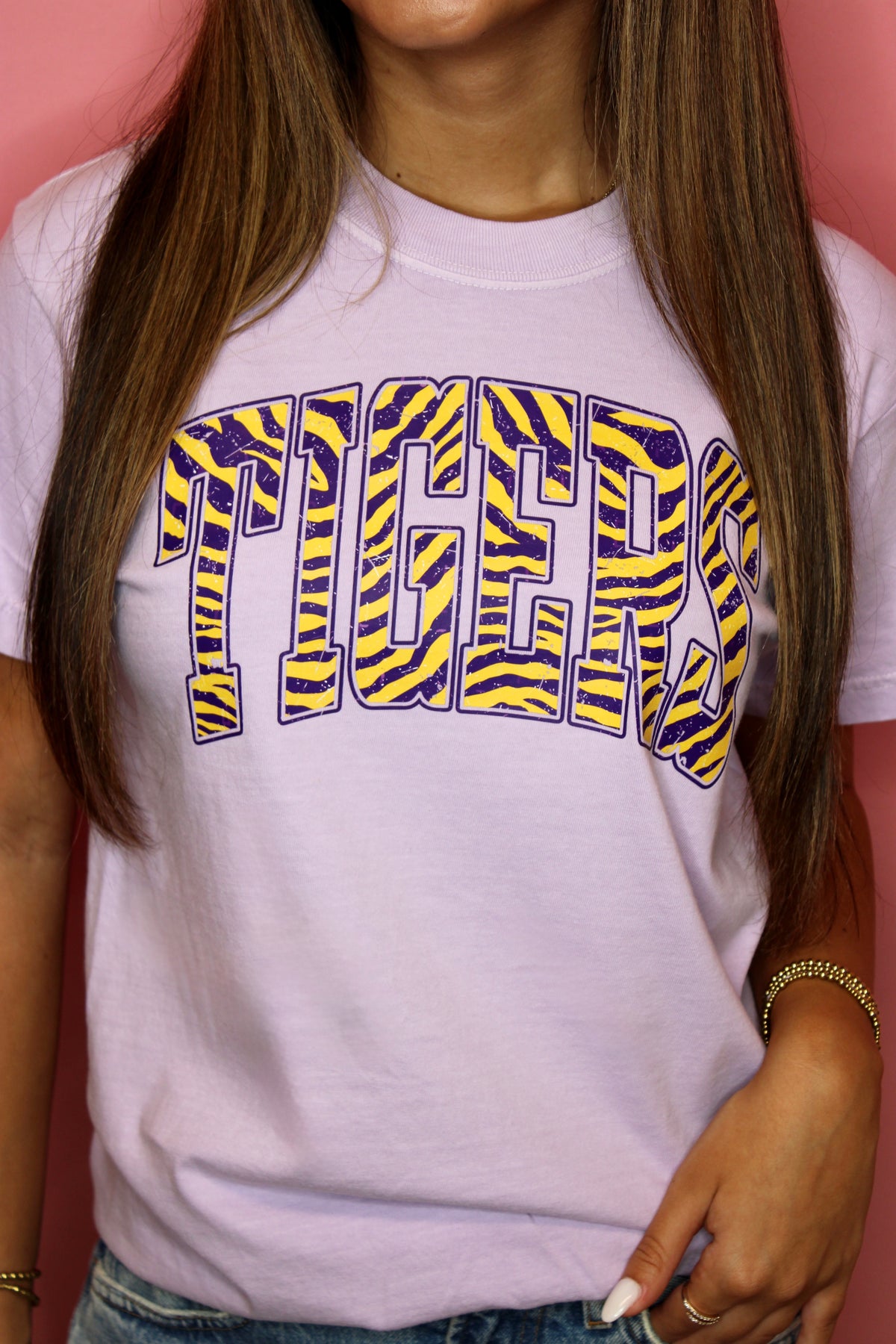 TIGERS Lavender T-shirt