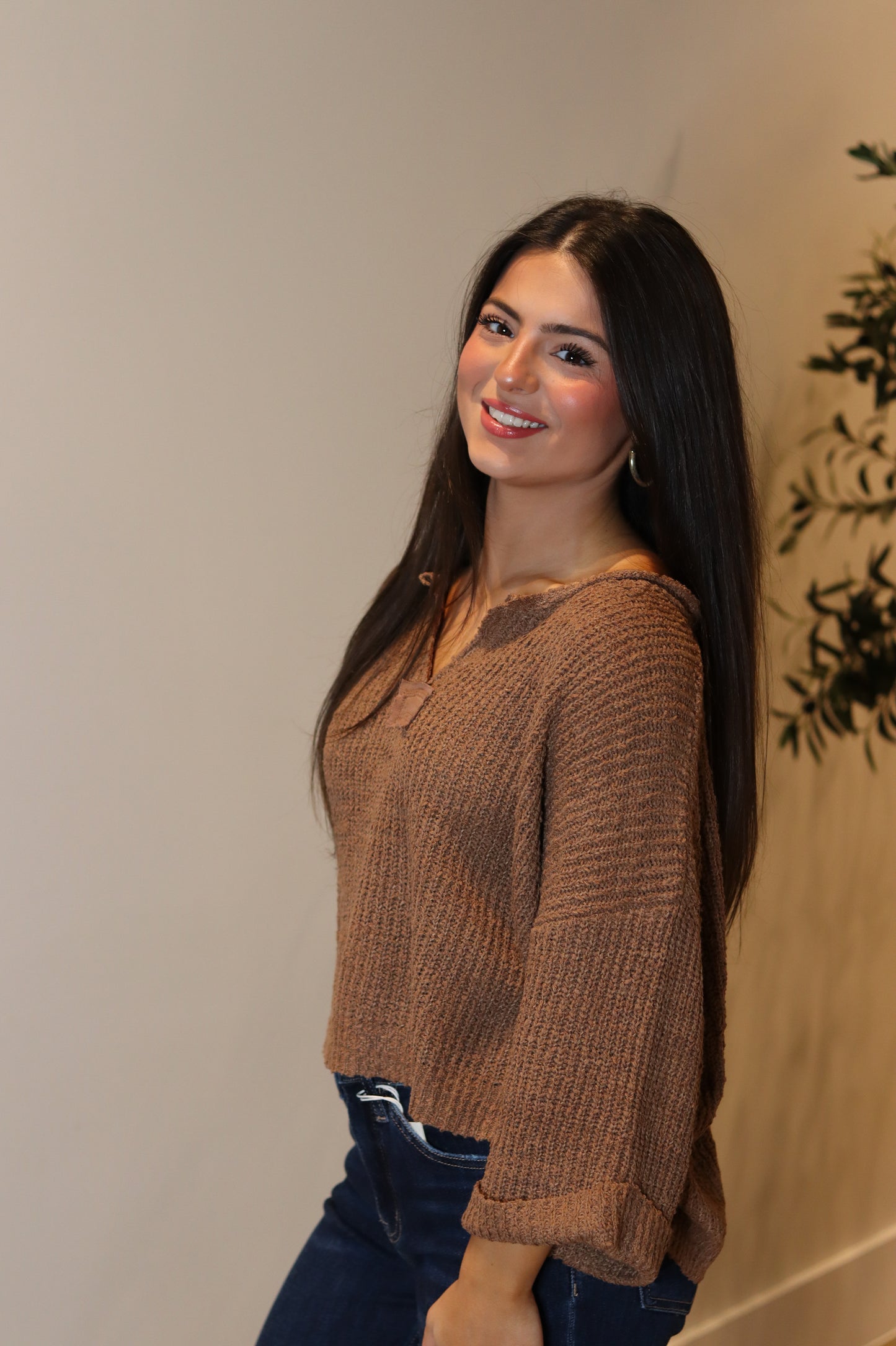 Robyn Cuff Sleeve Sweater