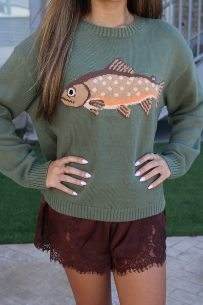 Gone Fishing Sweater