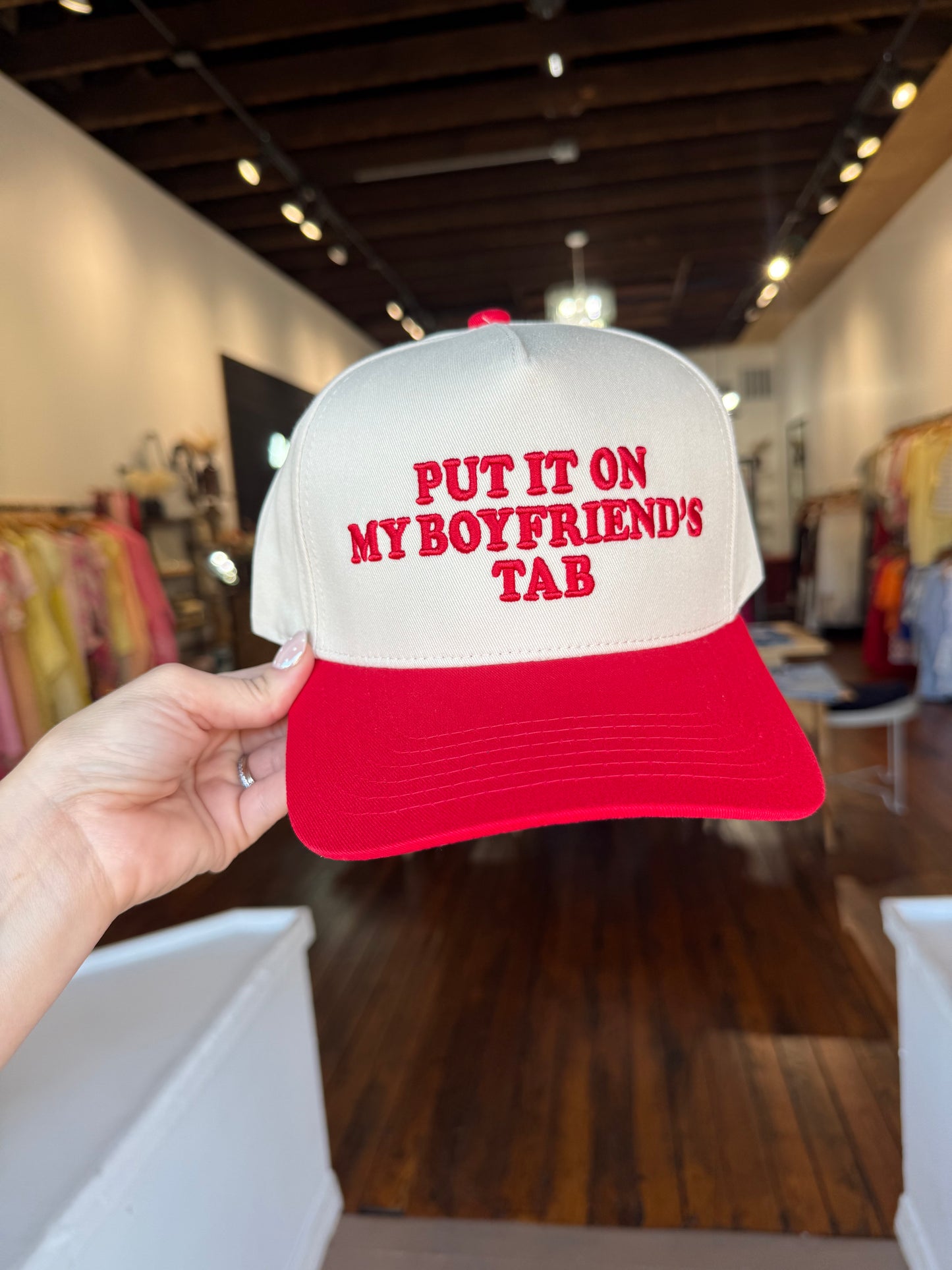 Boyfriend’s Tab Trucker Hat
