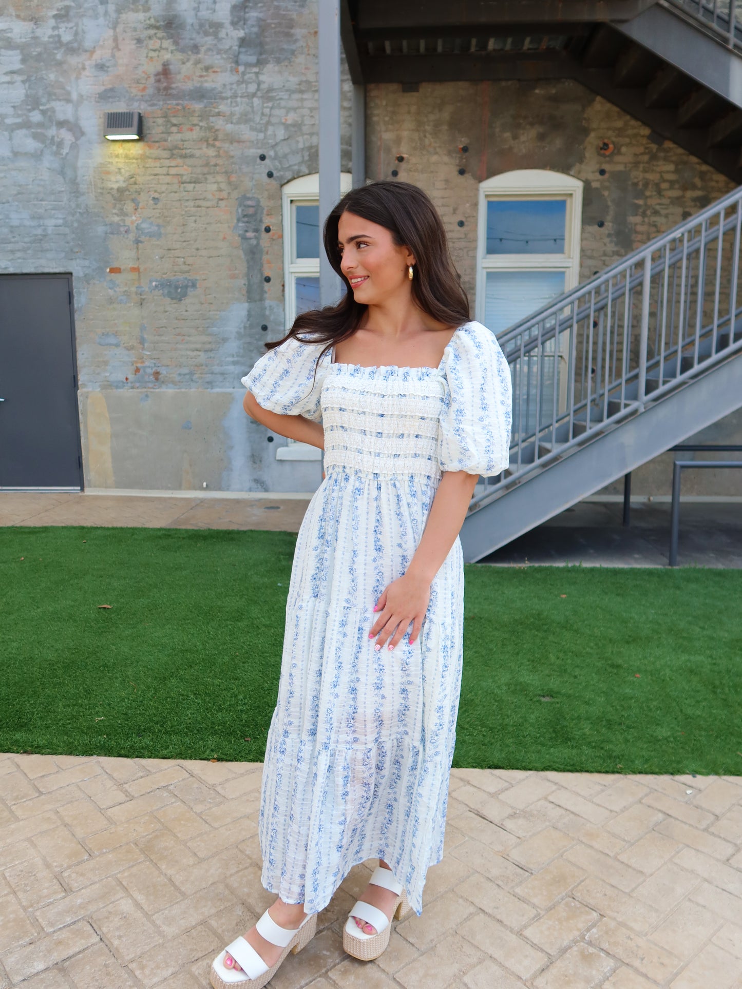 Robyn Smocked Maxi Dress
