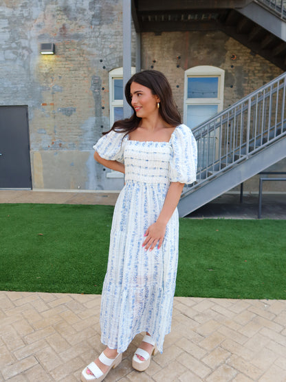 Robyn Smocked Maxi Dress