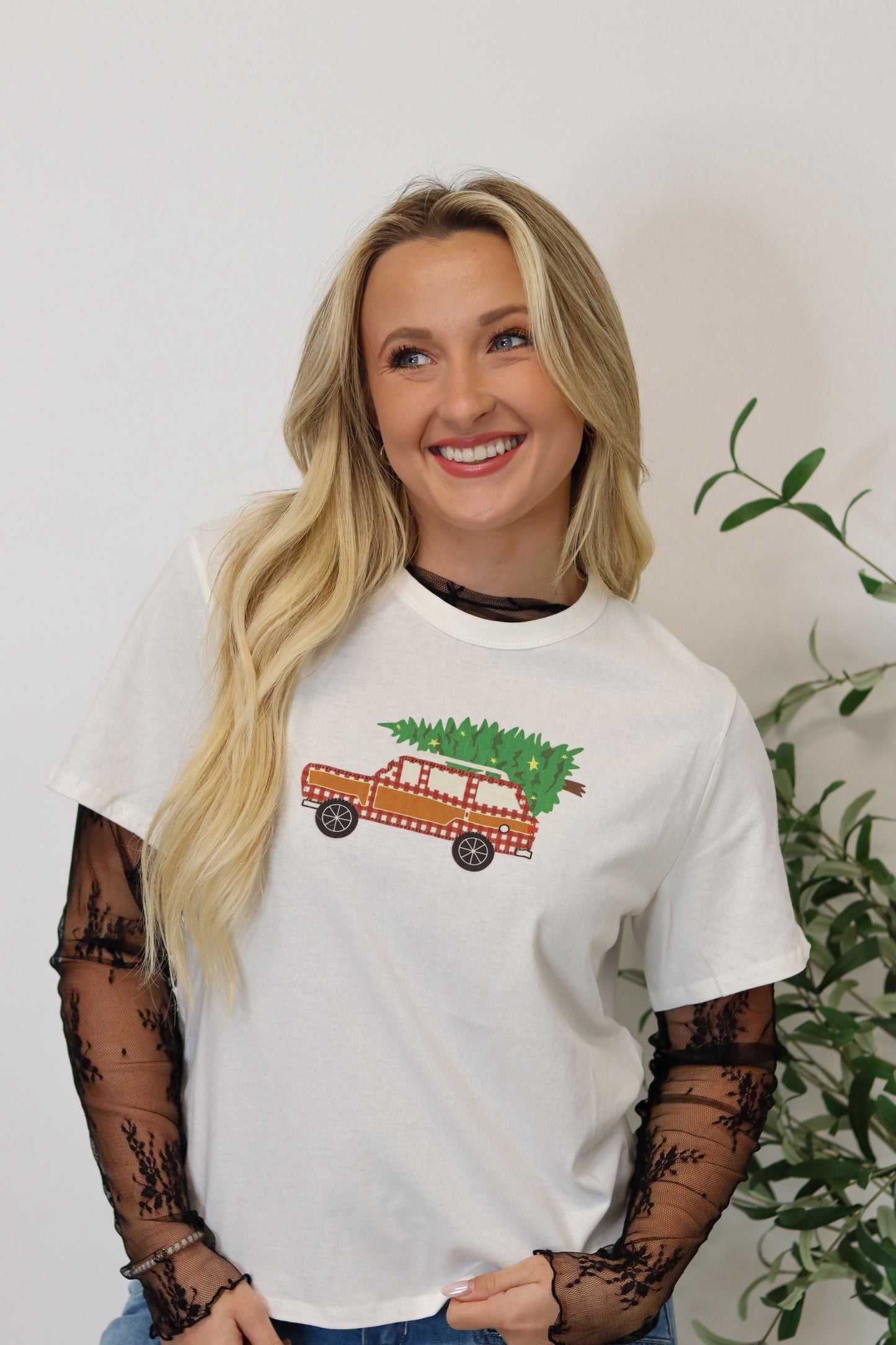 Vintage Christmas Truck Tee