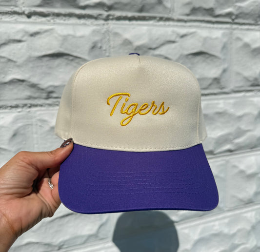 Tigers Dark Purple Trucker Hat