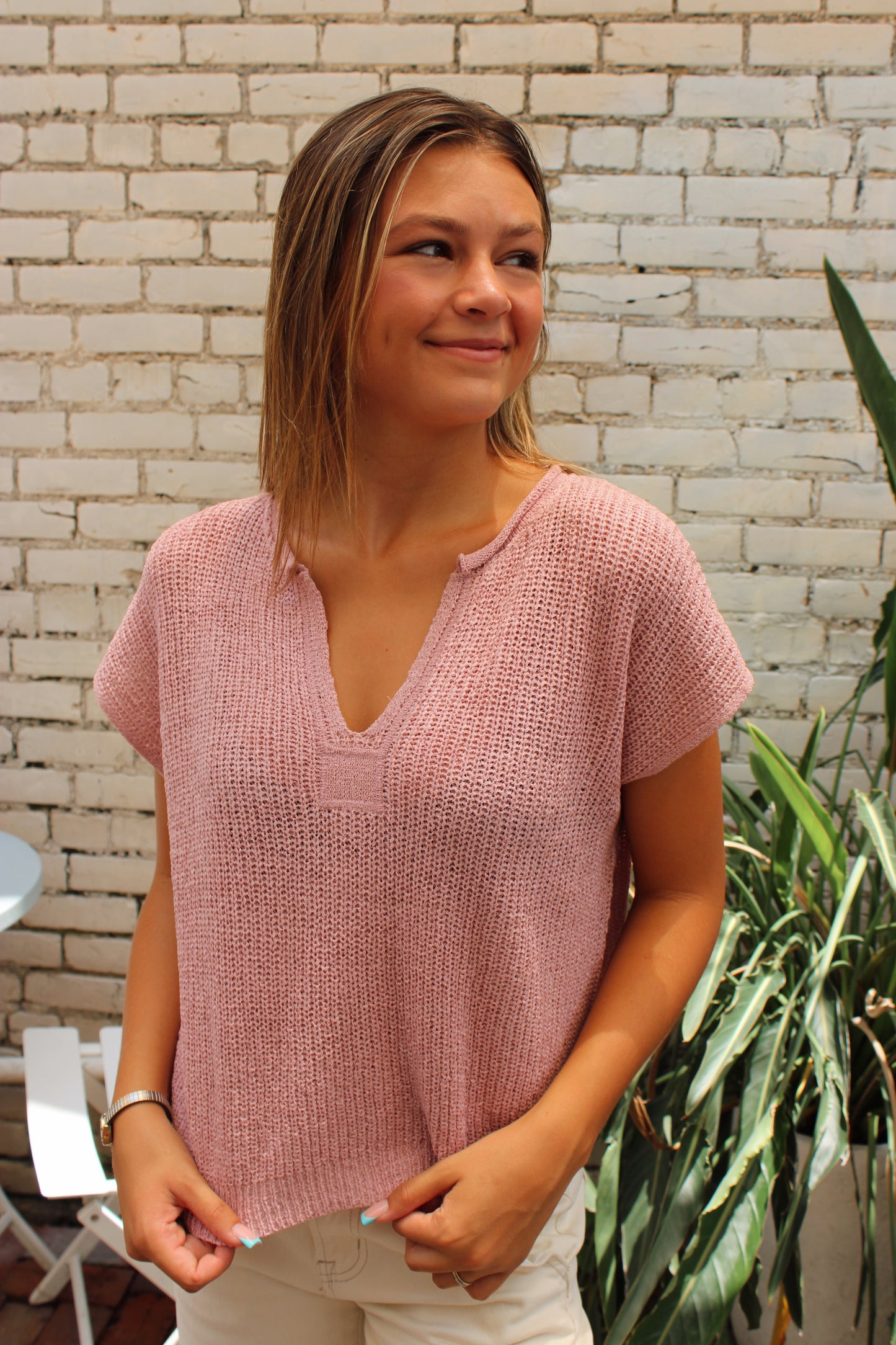 Darling Days Sleeveless Sweater