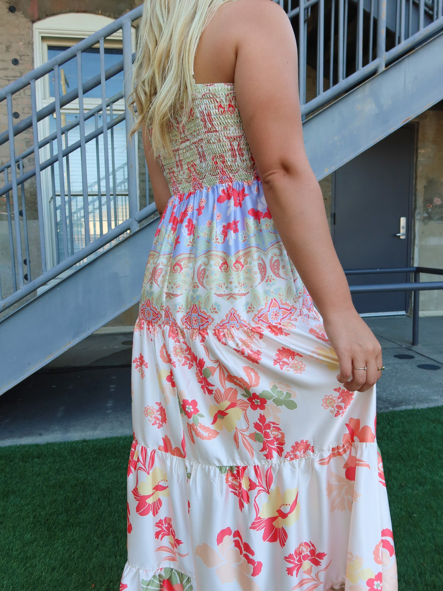 Vera Satin Maxi Dress