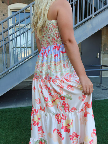 Vera Satin Maxi Dress