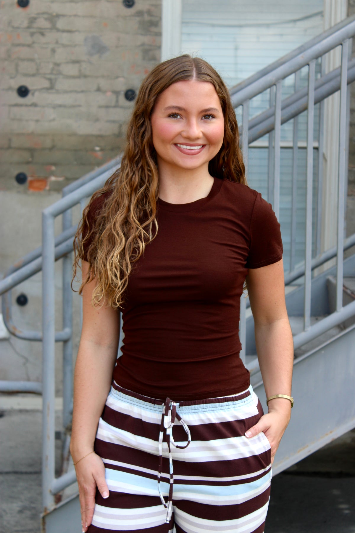 Avery Round Neck Tee