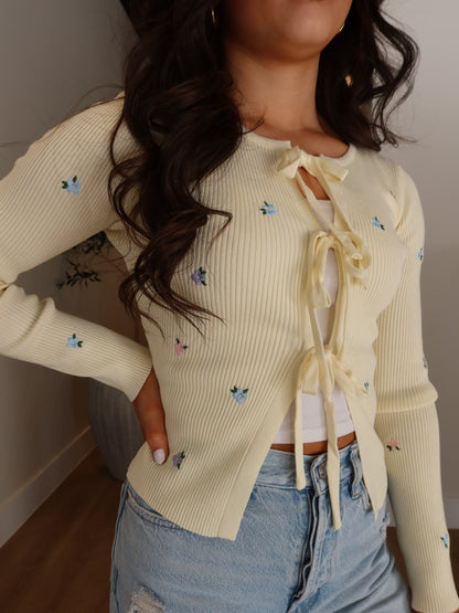 Primrose Floral Cardi