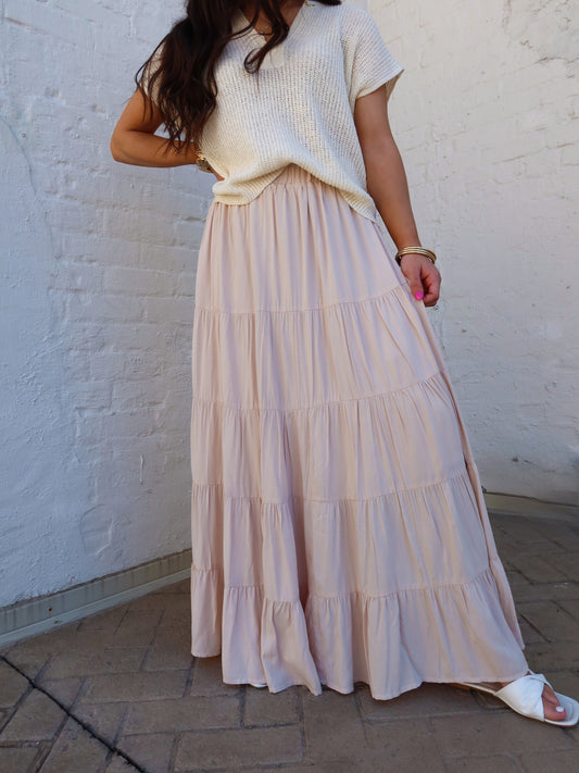 Florence Tiered Maxi Skirt