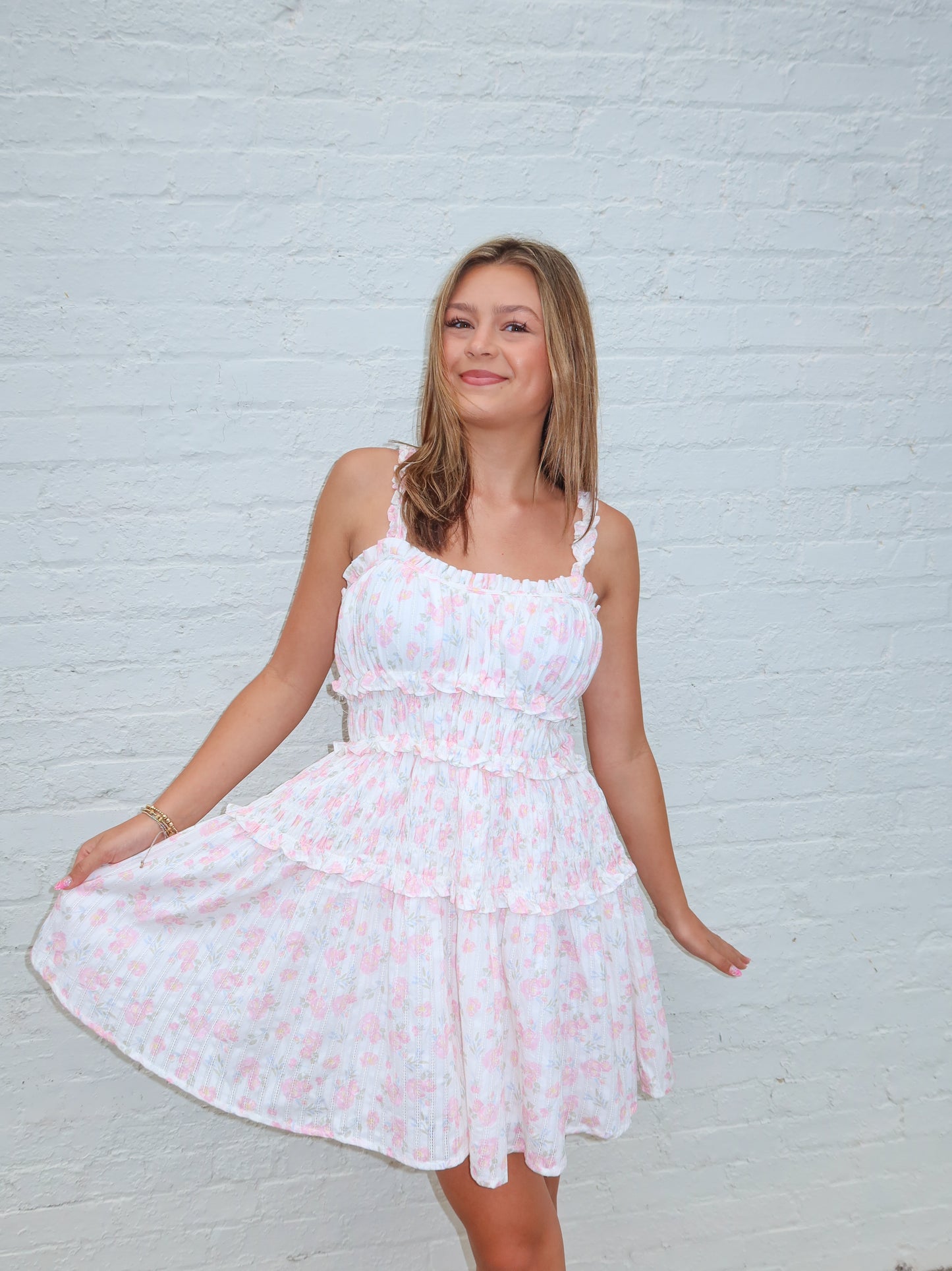 Full Bloom Mini Dress