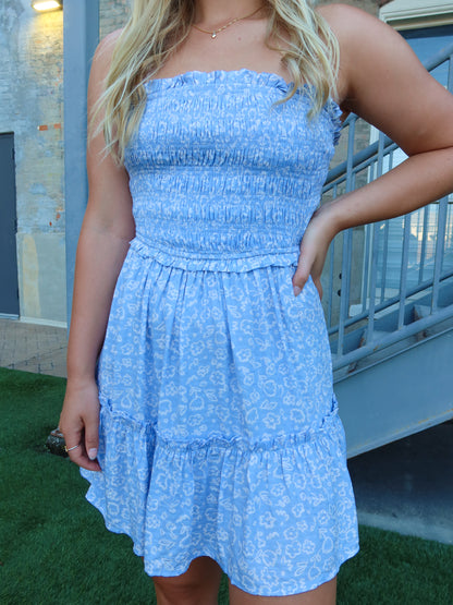 Roxy Ruffle Mini Dress