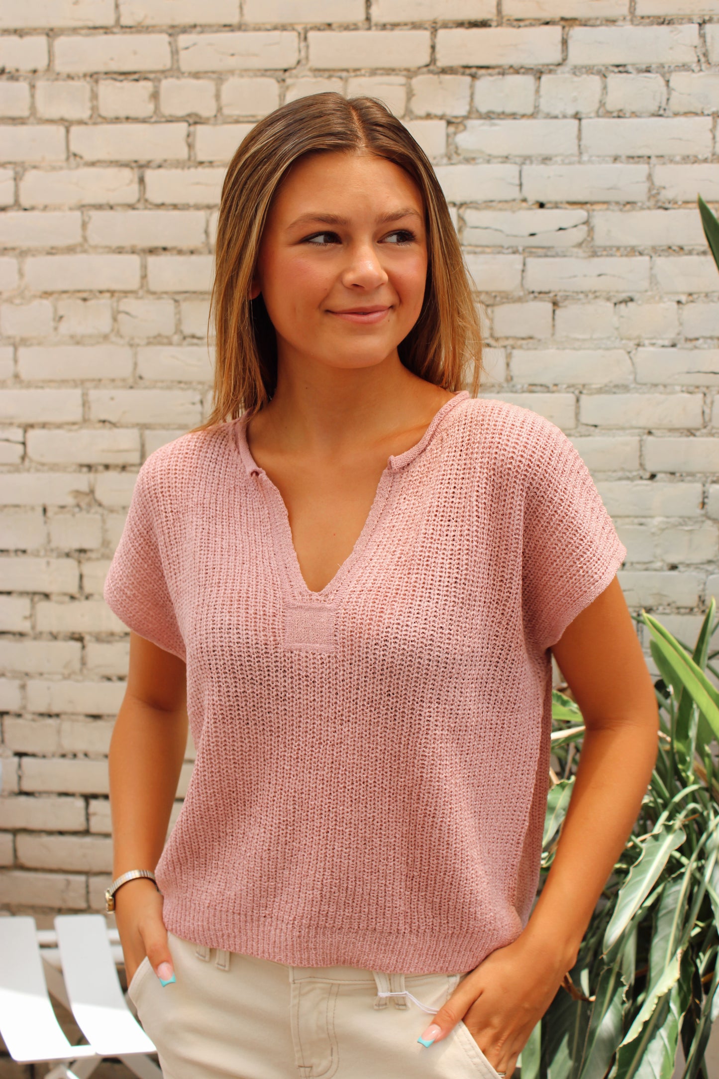 Darling Days Sleeveless Sweater
