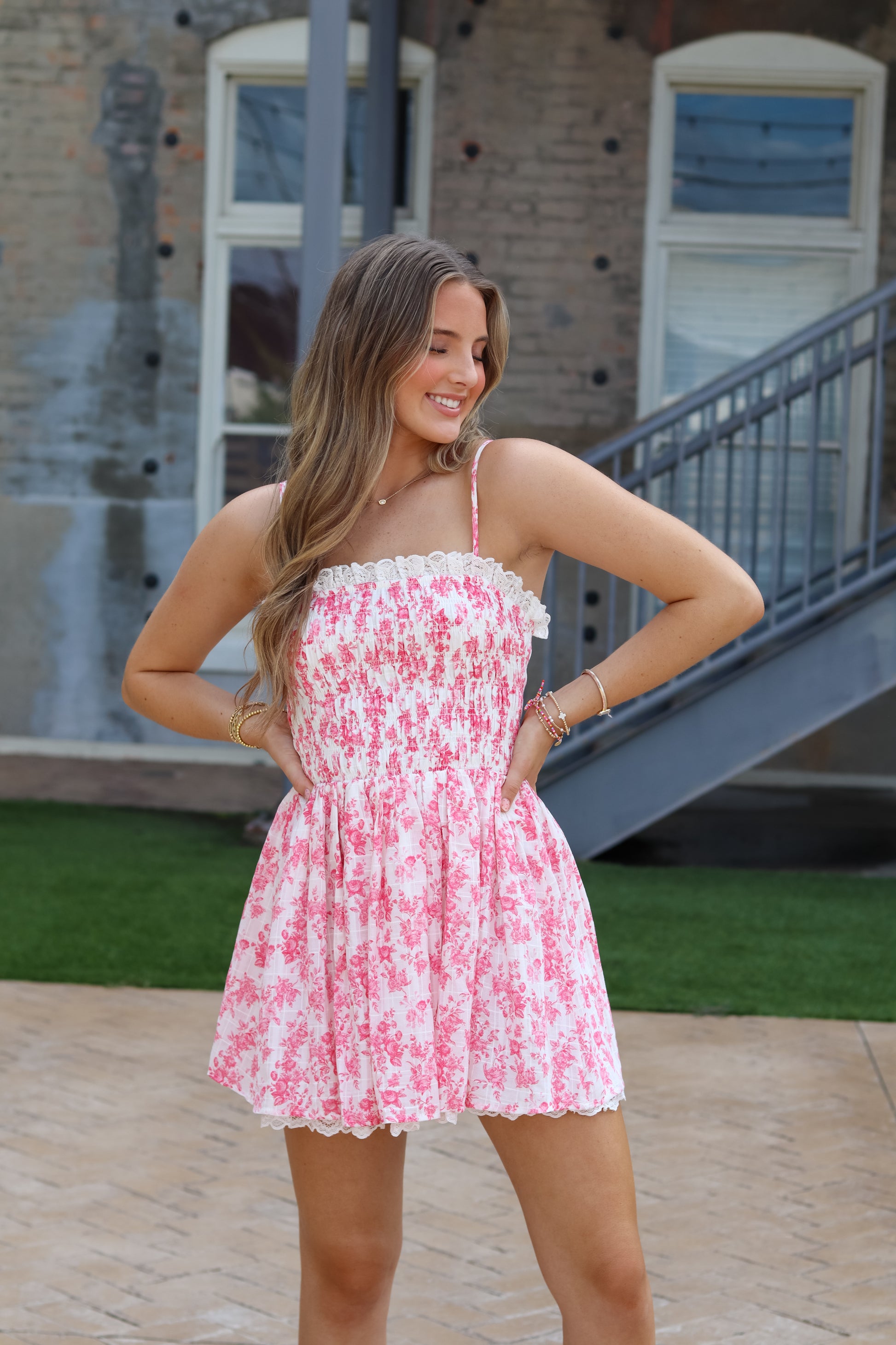 aster floral mini dress Aster Floral Mini Dress
