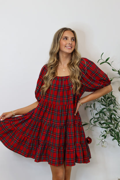 Merry Me Gingham Mini Dress