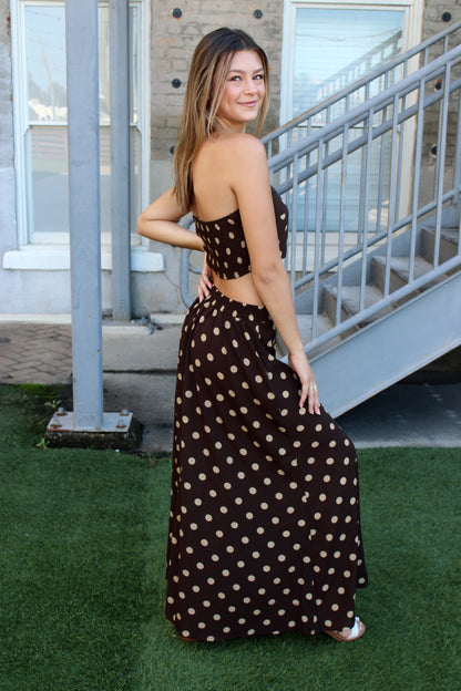 Piper Polka Dot Maxi Skirt Set