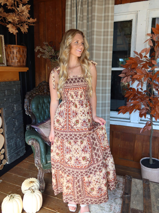 Aztec Maxi Dress