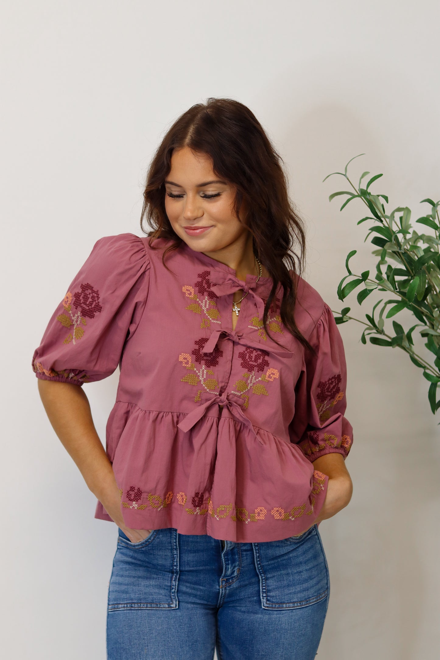 Dennille Ruffle Top