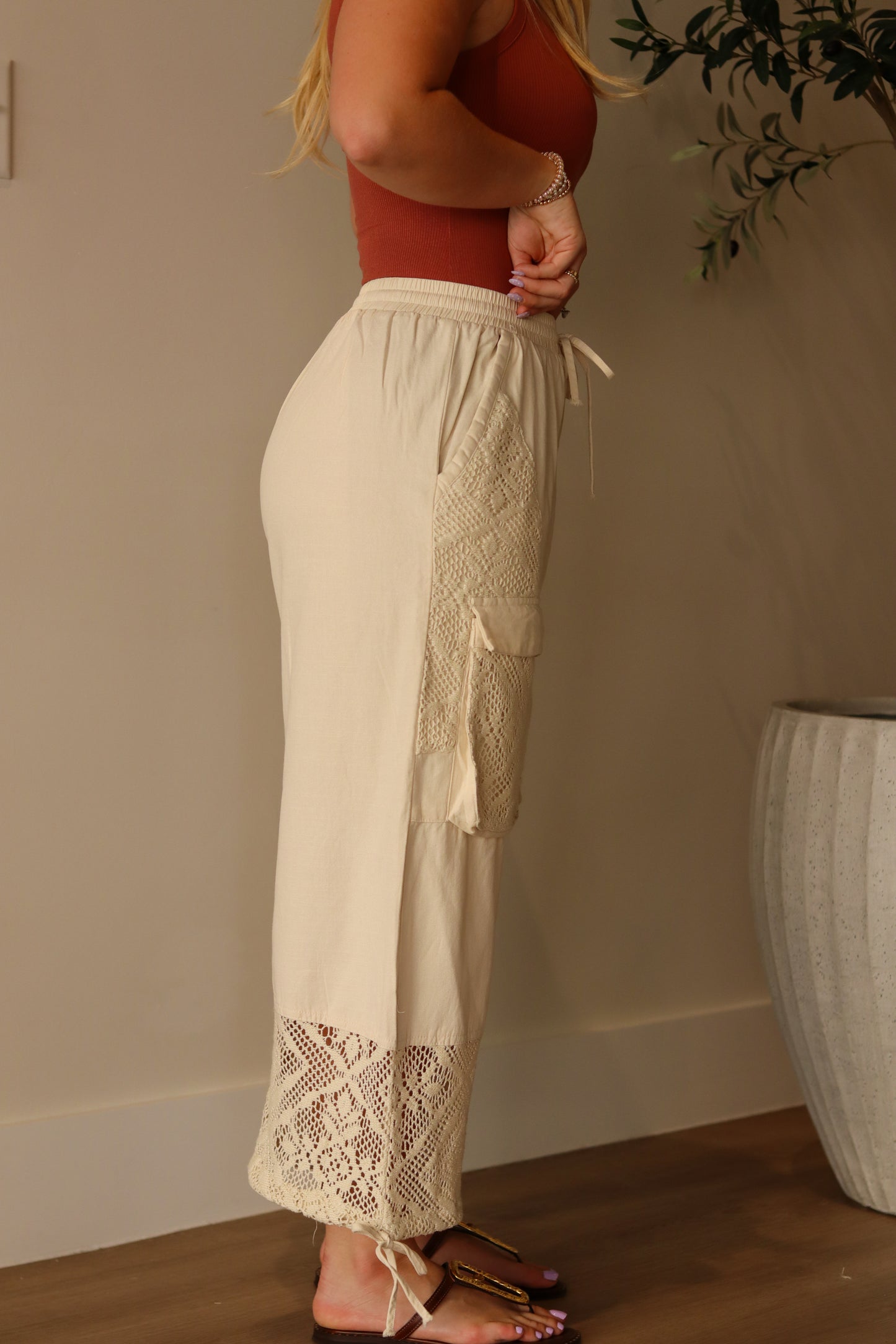 Sweet Bliss Crochet Joggers