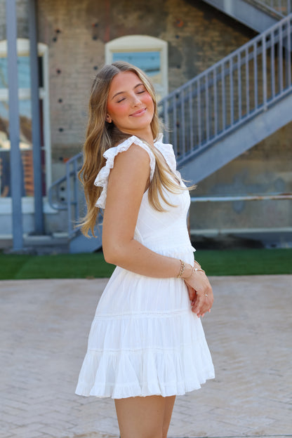 Marina Lace Mini Dress