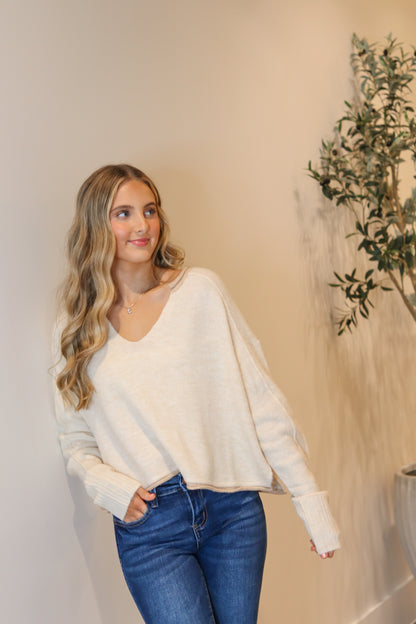 Safe Haven Cropped Sweater