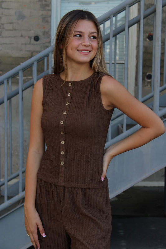 Sutton Sleeveless Knit Top