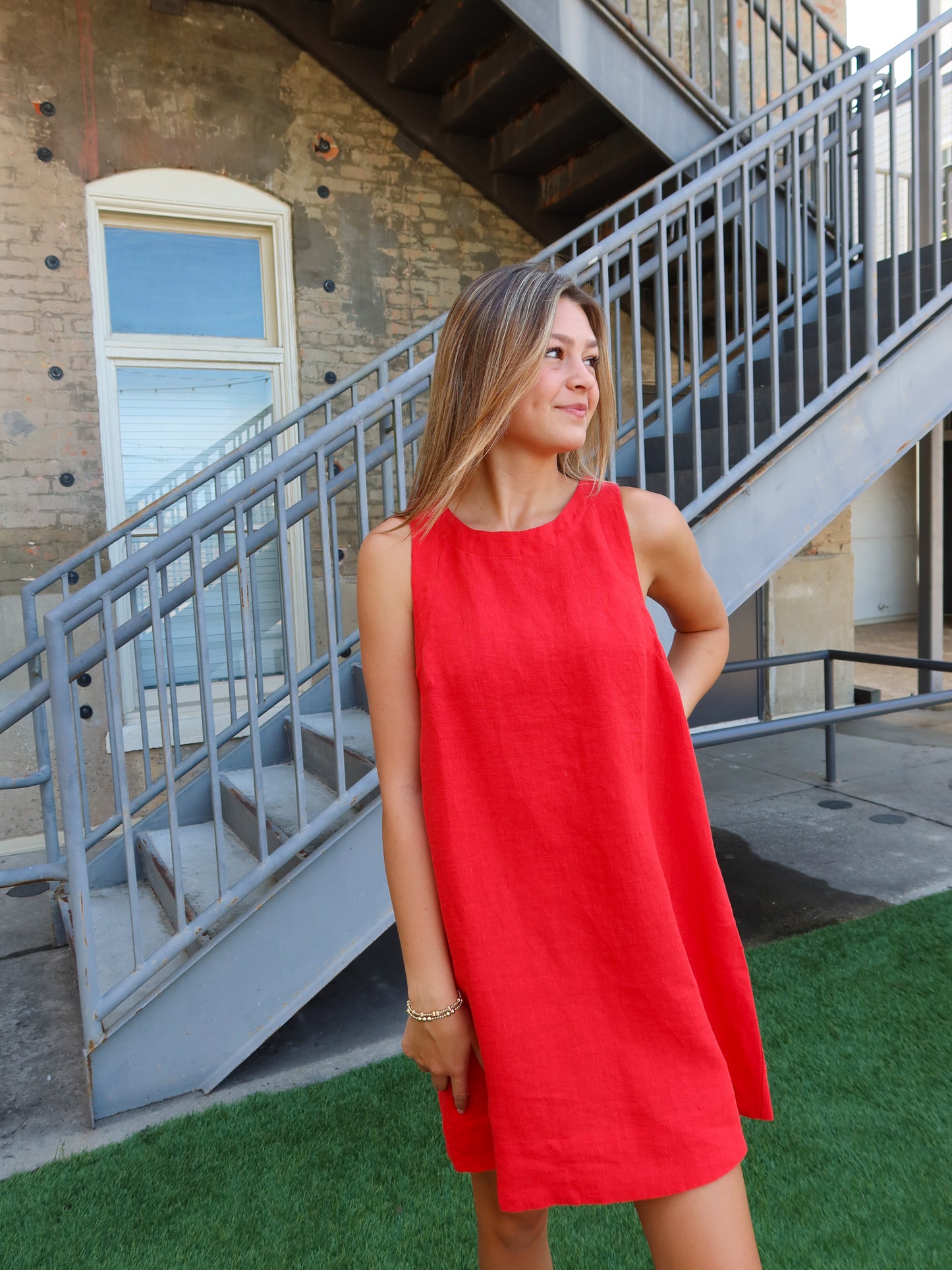 Melanie Linen Dress