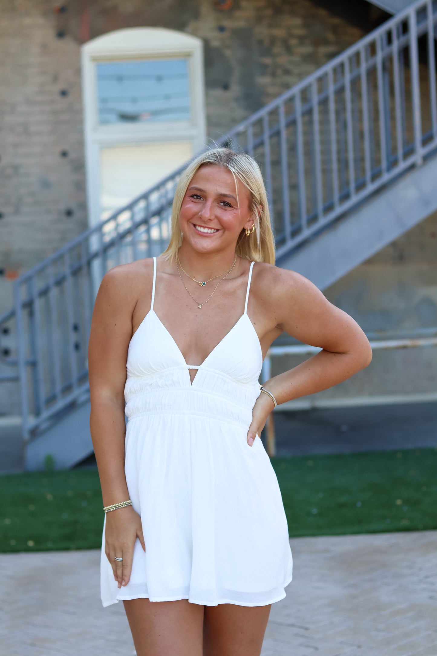 Vivi Romper - White