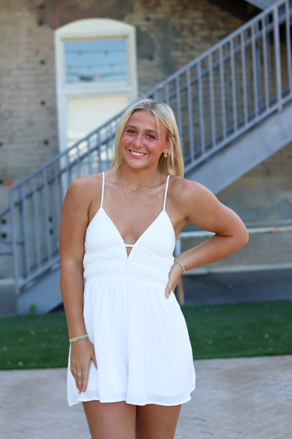 Vivi Romper - White