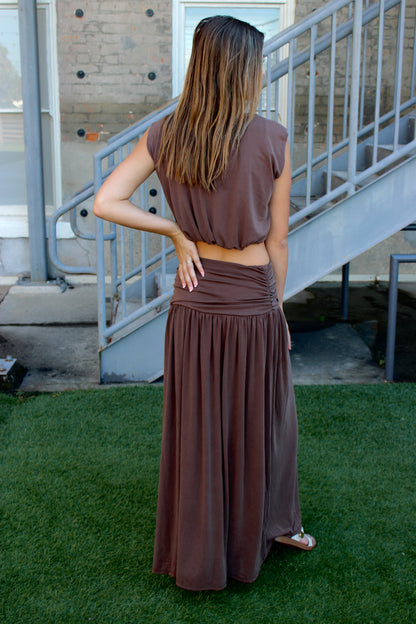 Social Hour Balloon Hem Top