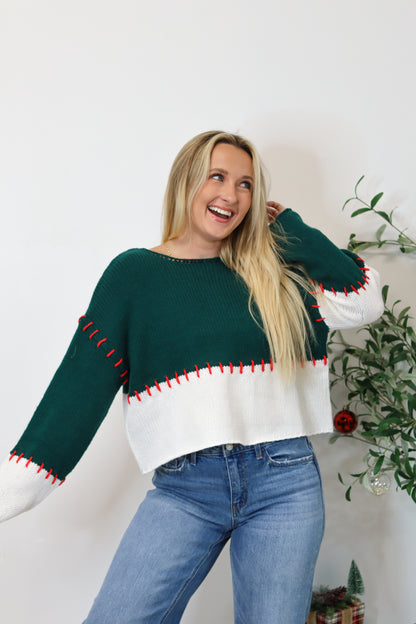 Dove Cropped Sweater