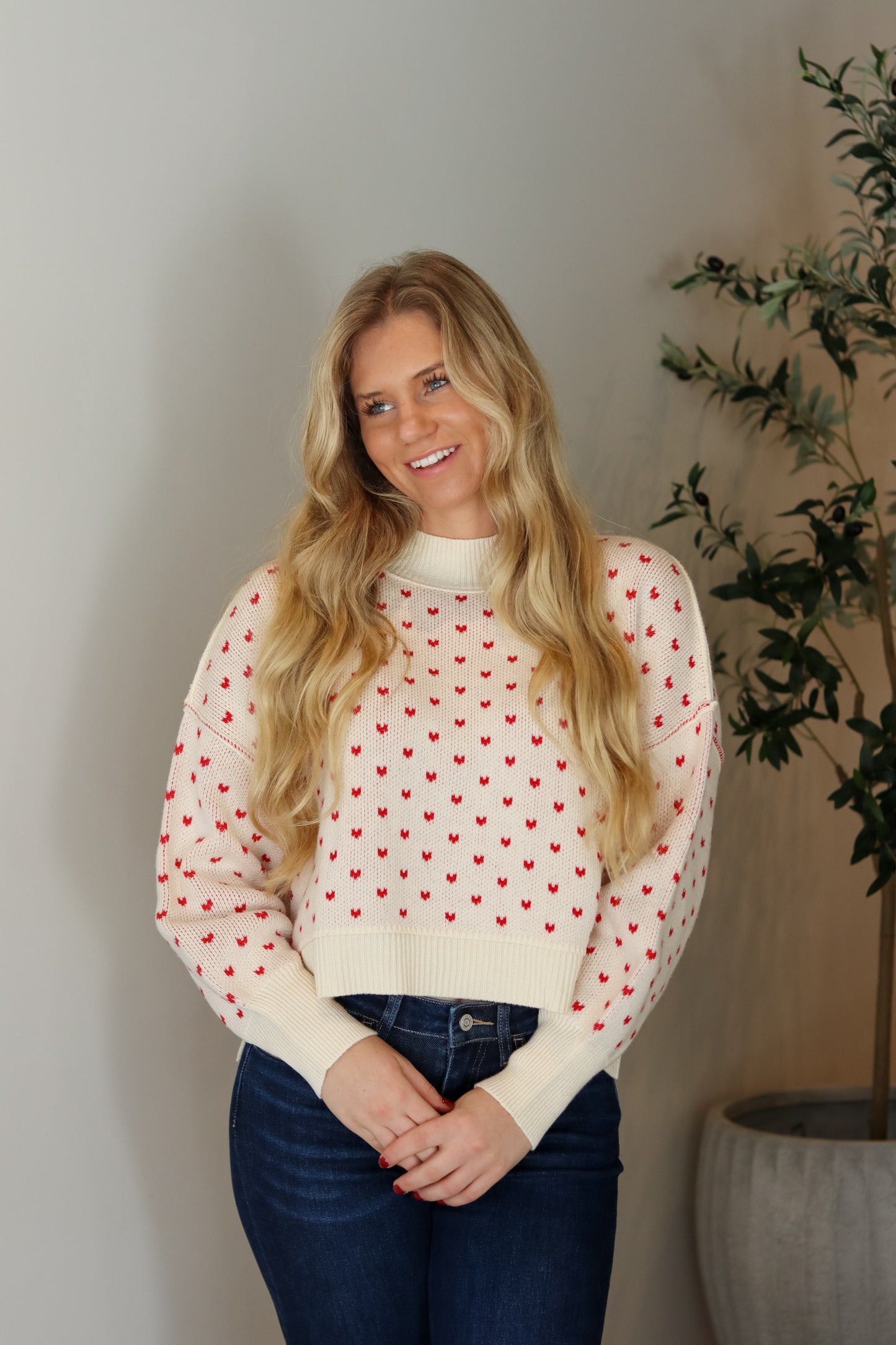 Holiday Hearts Sweater