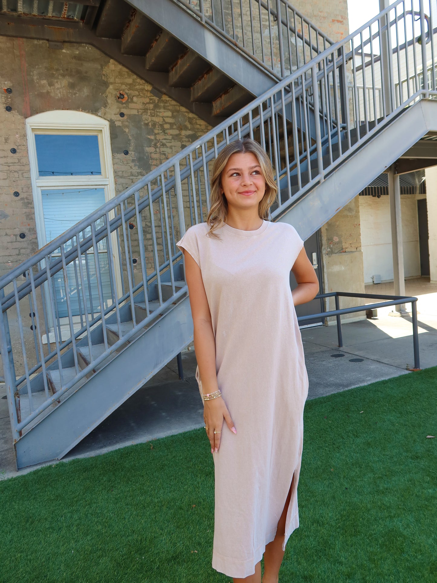 OTG Dress - Dark Taupe