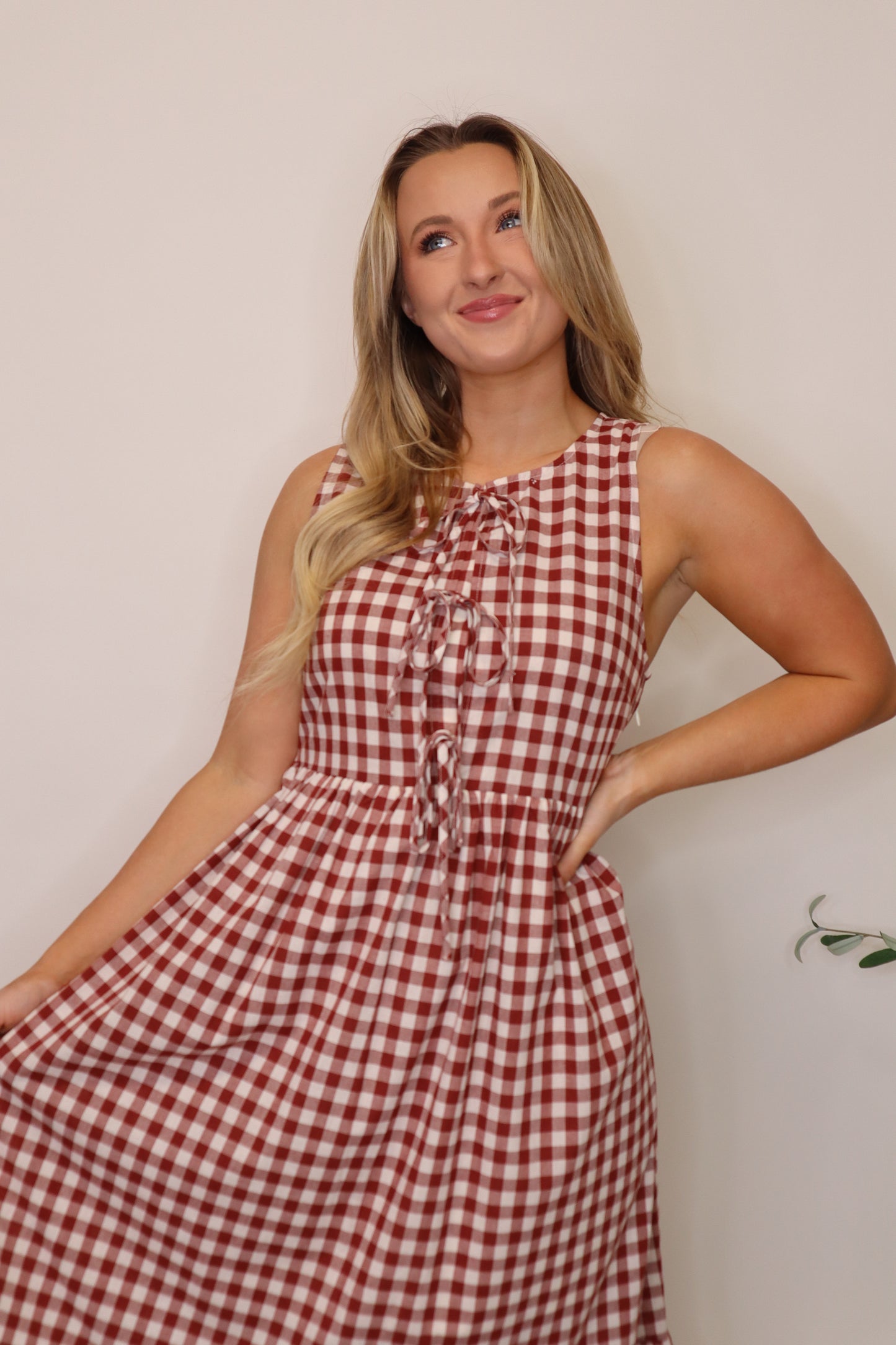 Amelia Gingham Dress