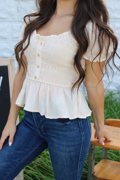 Baylee Smocked Top