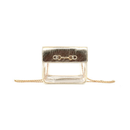 BC Clear Stadium Bag - Gold