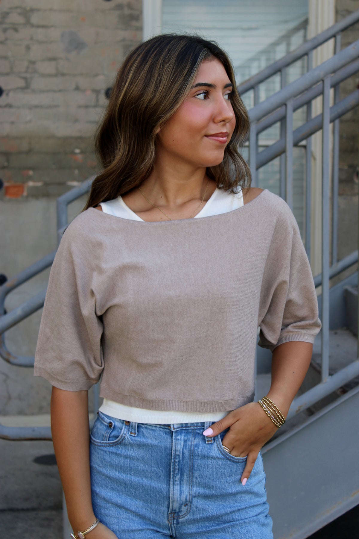 Gemma Knit Sweater Top
