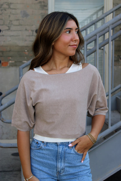 Gemma Knit Sweater Top