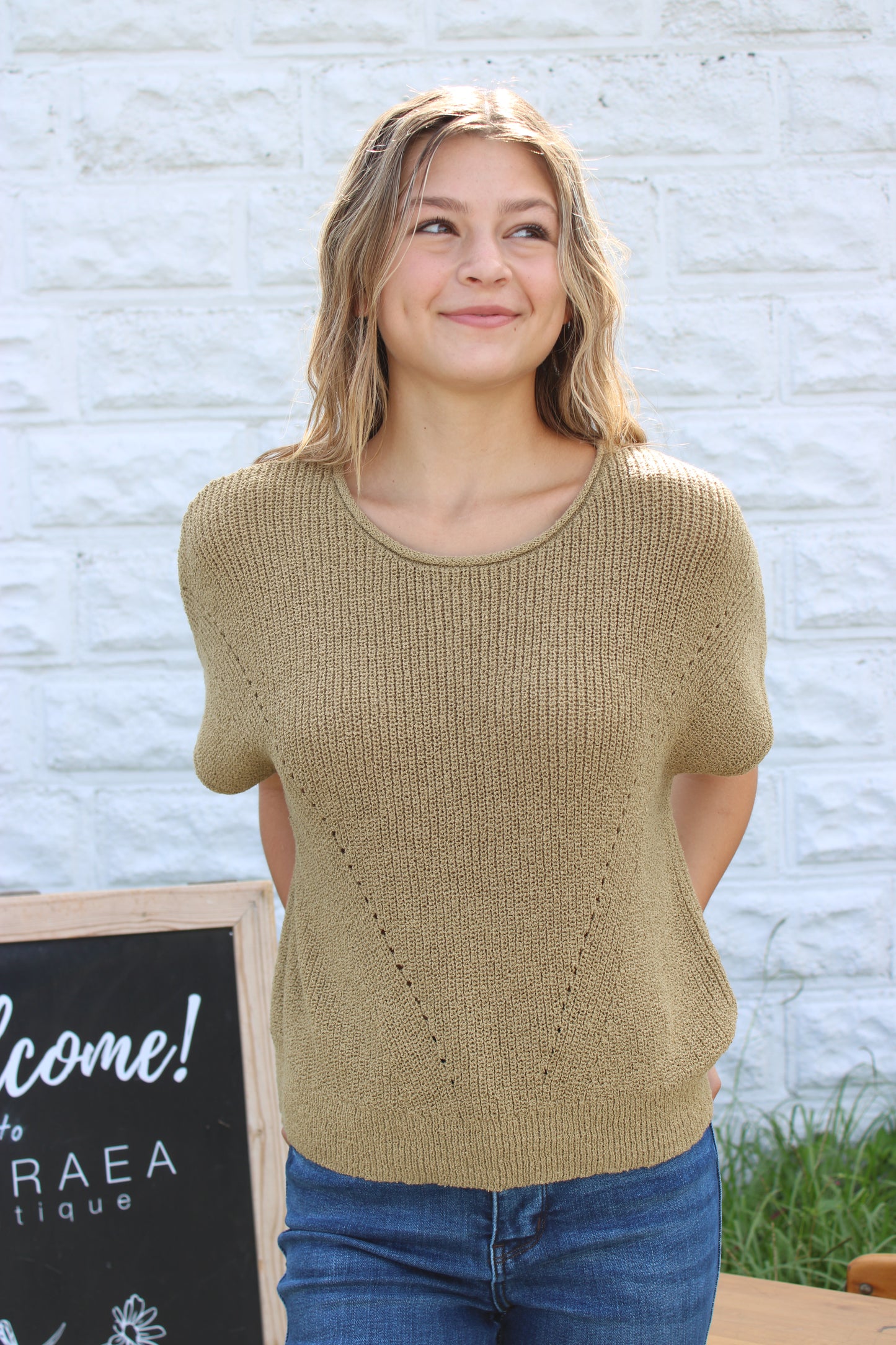 Marley Knit Sweater - Olive