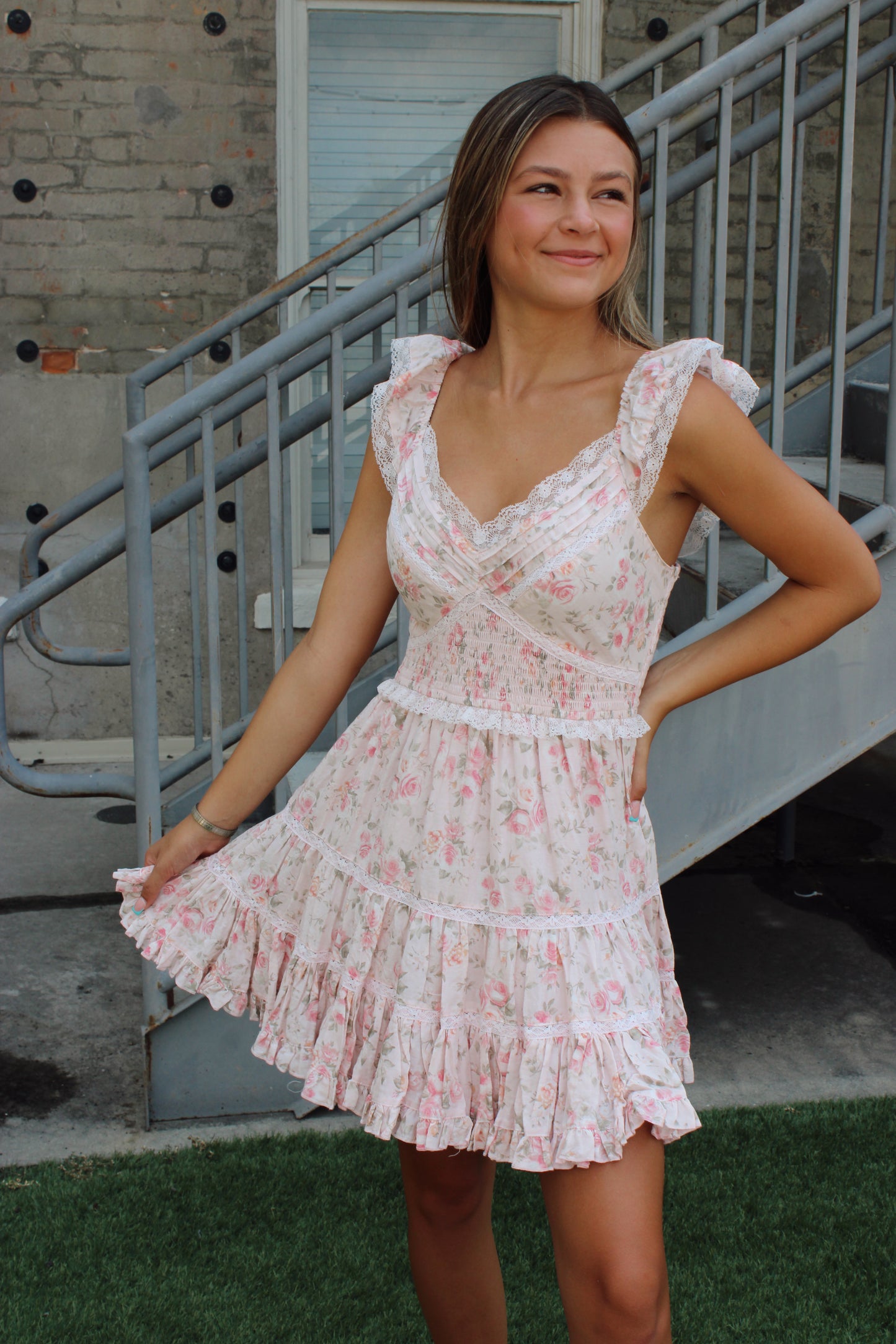 Senna Lace Mini Dress