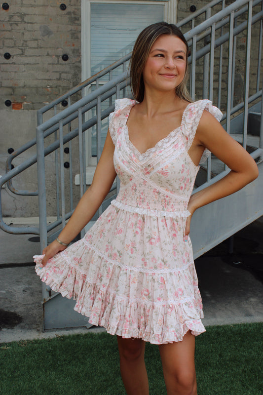 Senna Lace Mini Dress