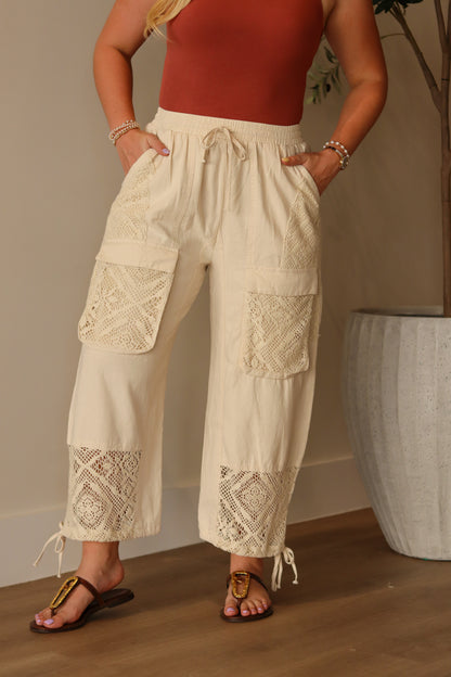 Sweet Bliss Crochet Joggers