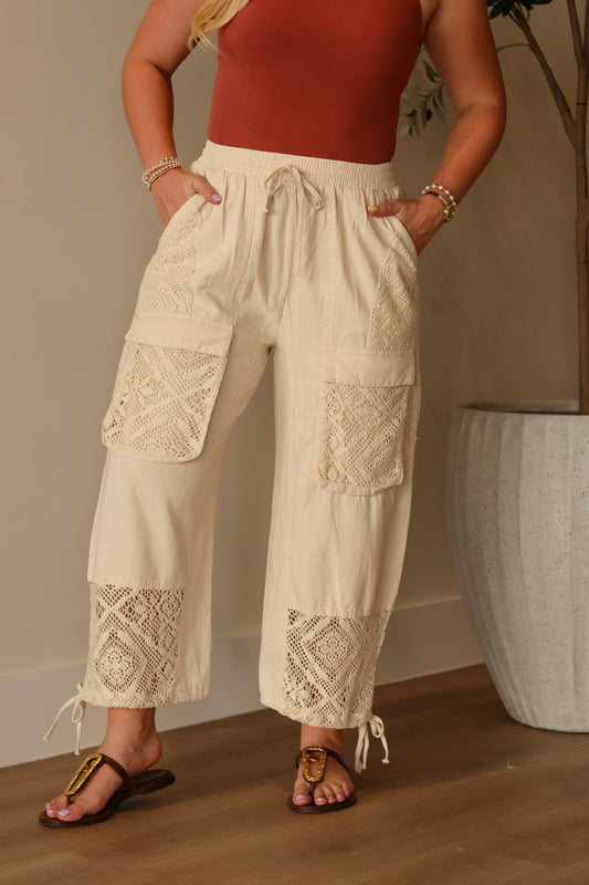 Sweet Bliss Crochet Joggers